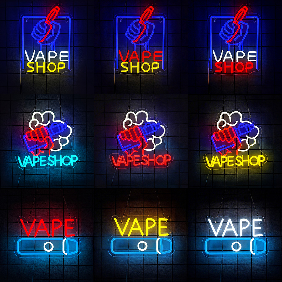 Vaping Shop - VAPE Shop Neon Sign for Smoke