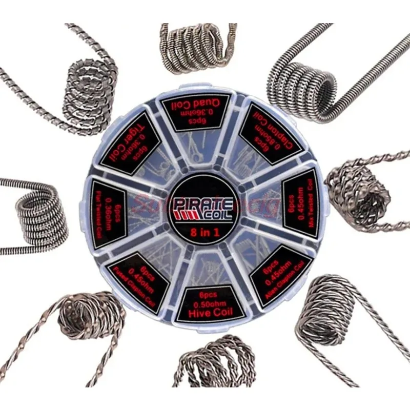 Clapton Wire Pre Built - Original Pirate Ni80 8 in 1