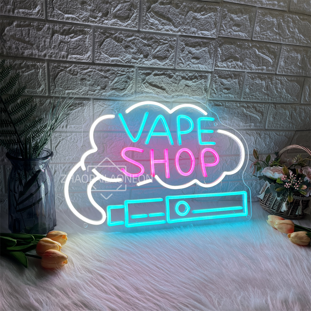 VAPE SHOP Led Neon Sign Wall R - Vaping Shop avis et prix