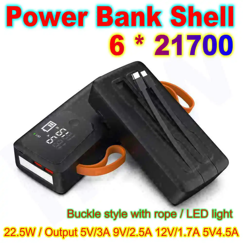 21700  Battery Case Power Bank - Battery Case Storage avis et prix
