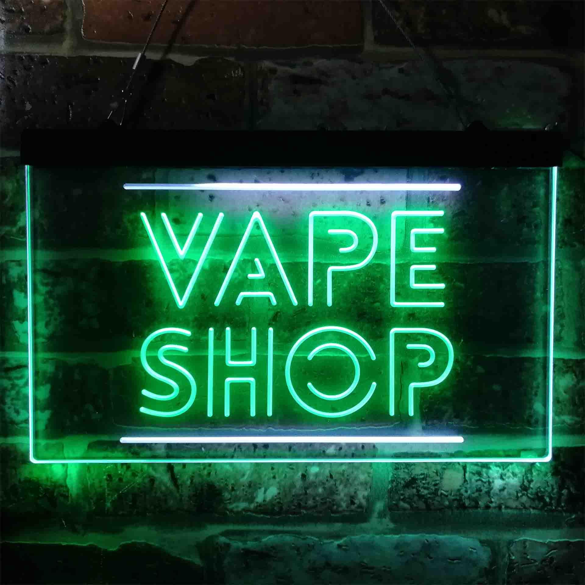 VAPE SHOP Dual Color Led Neon  - Vaping Shop avis et prix