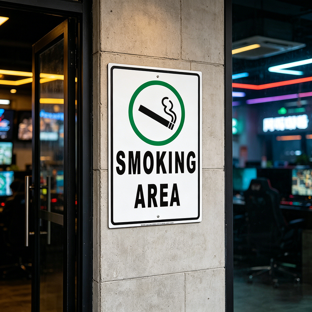 Safety Sign Smoking Vaping All - Vaping Store avis et prix