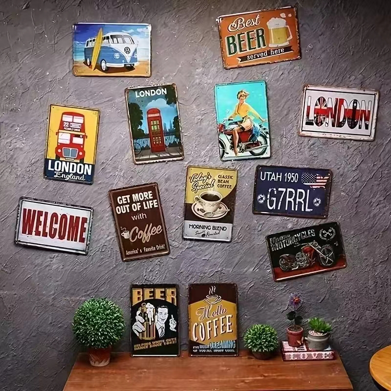 （2D Tin painting）Safety Sign S - Vaping Store avis et prix