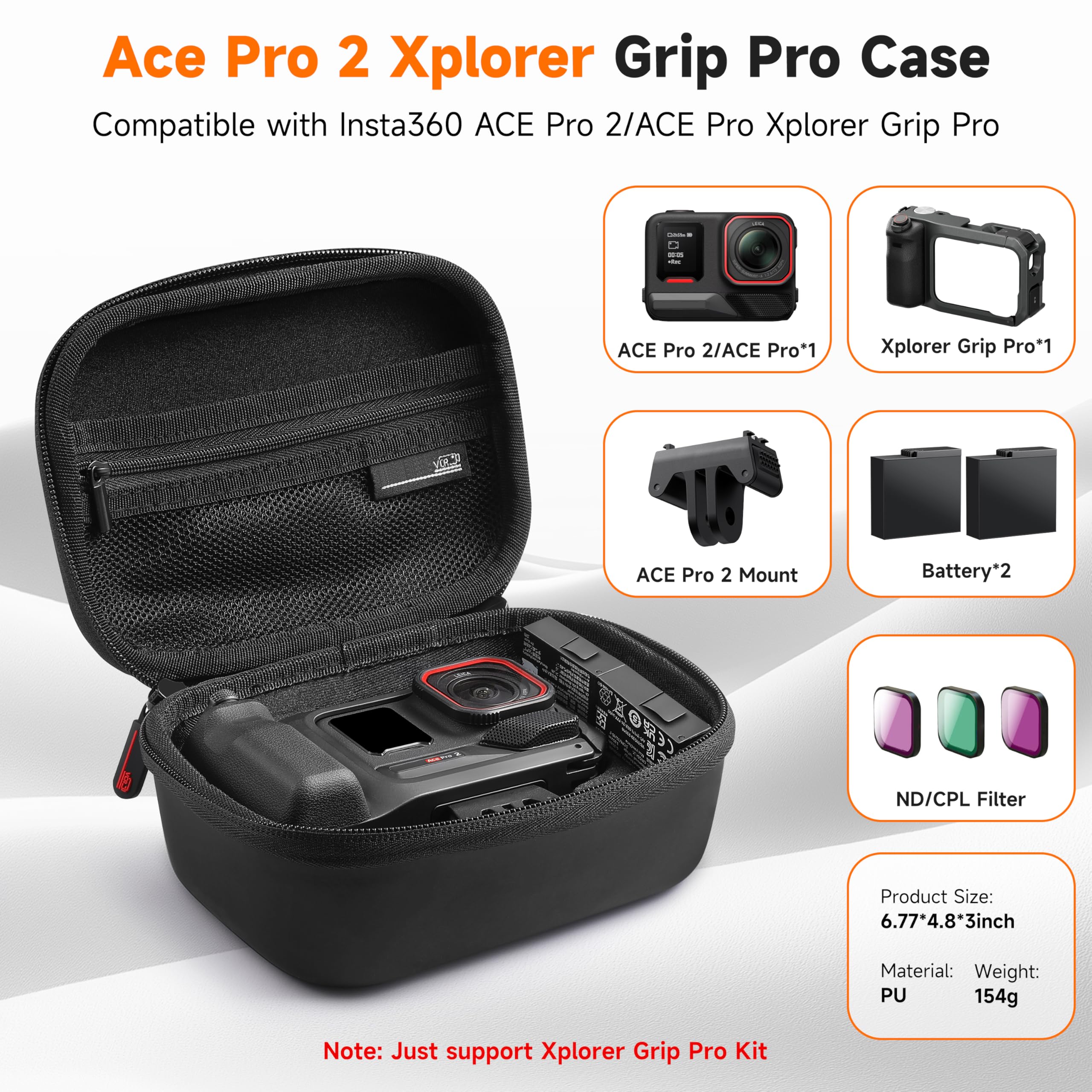Carrying Case For Insta360 Ace - Battery Case Storage avis et prix