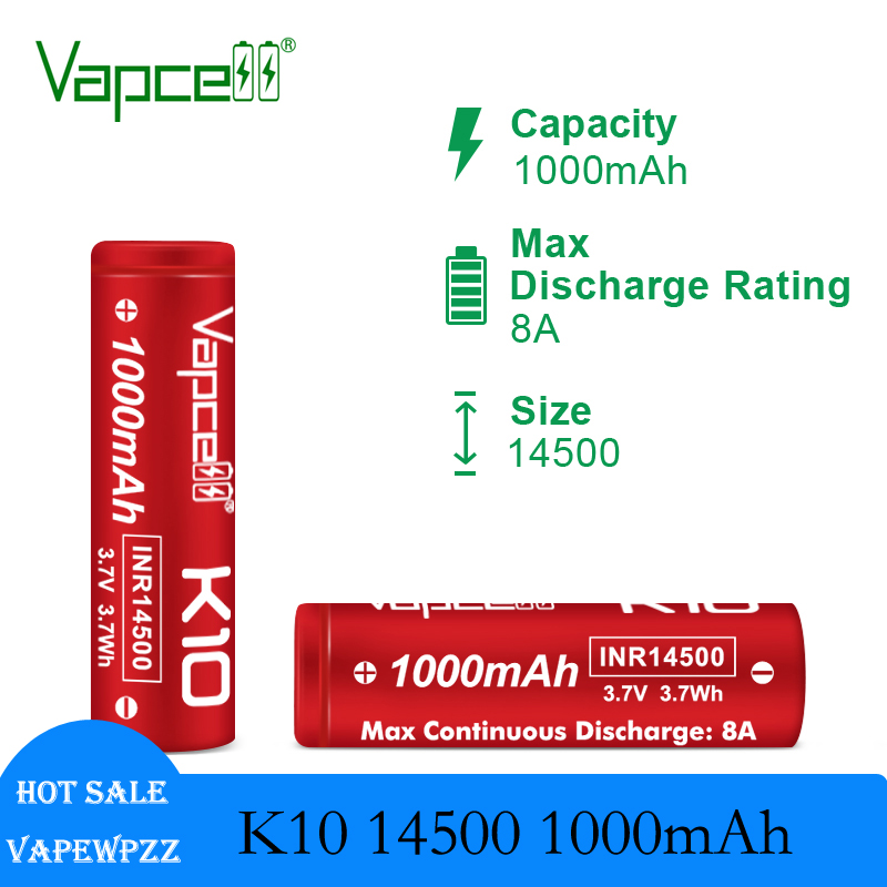 1-20PCS Original Vapcell K10 1 - Vape Battery 18650 avis et prix