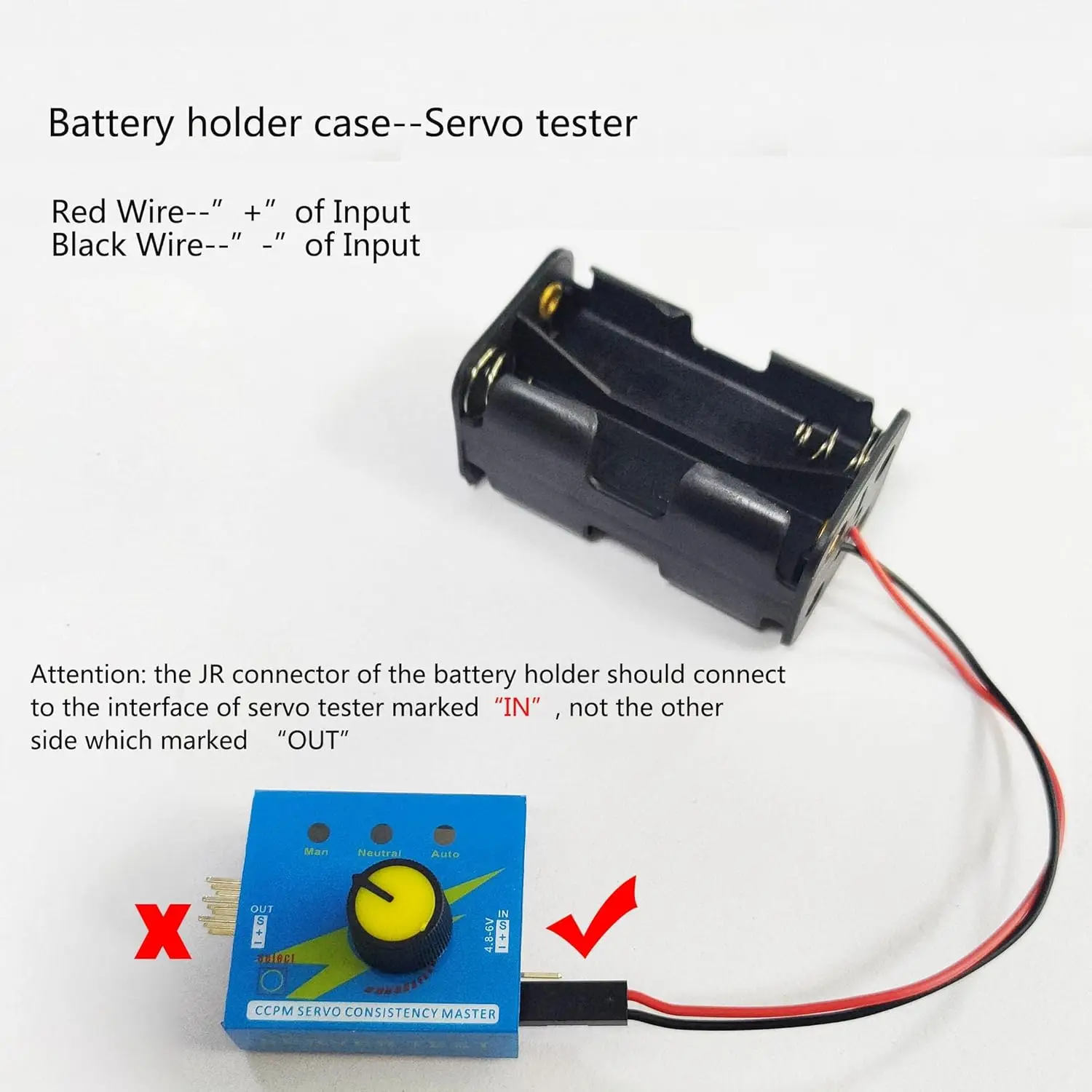 Servo Tester 3CH Digital ESC S - Battery Case Storage avis et prix
