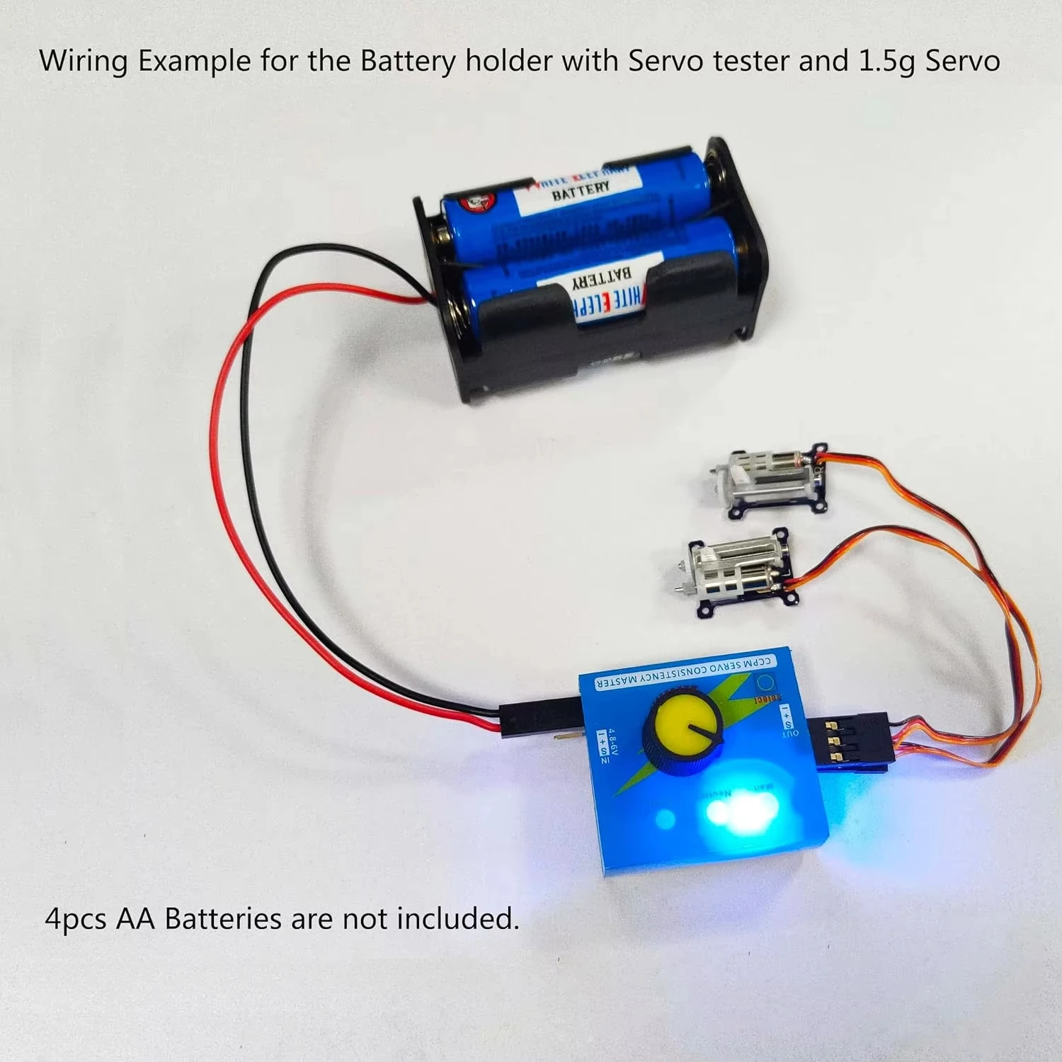 Servo Tester 3CH Digital ESC S - Battery Case Storage avis et prix