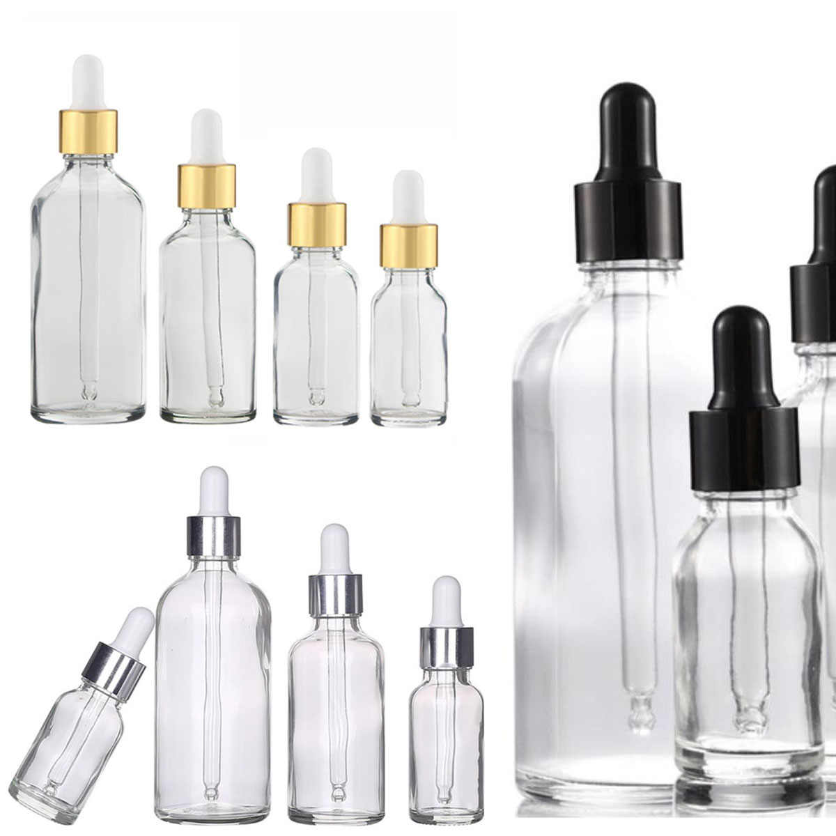 5/10/15/30/50/0ml Clear Glass  - Juice Bottle Dropper avis et prix