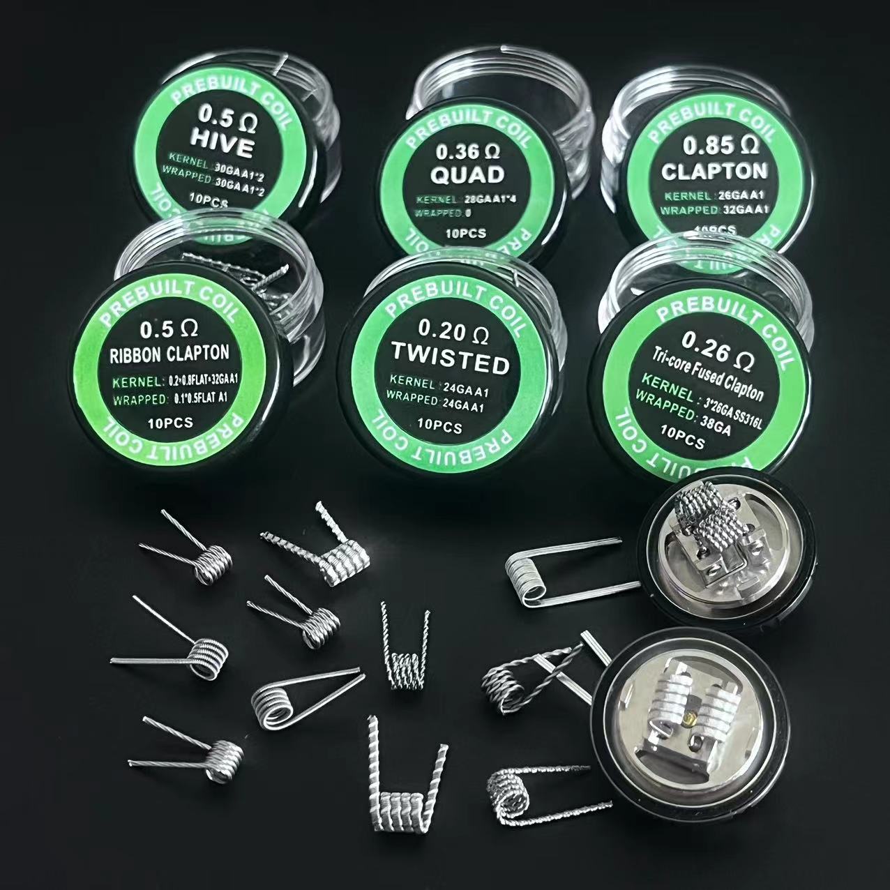 50pcs/30pcs/20pcs/10pcs DL RDL - Clapton Wire Pre Built avis et prix