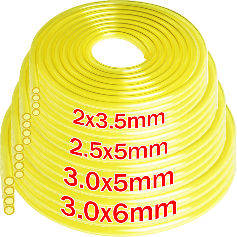 Yellow Fuel Line Hose Set 2x3. - Weed Vaping Accessories avis et prix