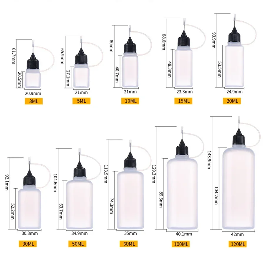 5-10pcs 5ml-120ml Empty Plasti - Squonk Bottle Silicone avis et prix