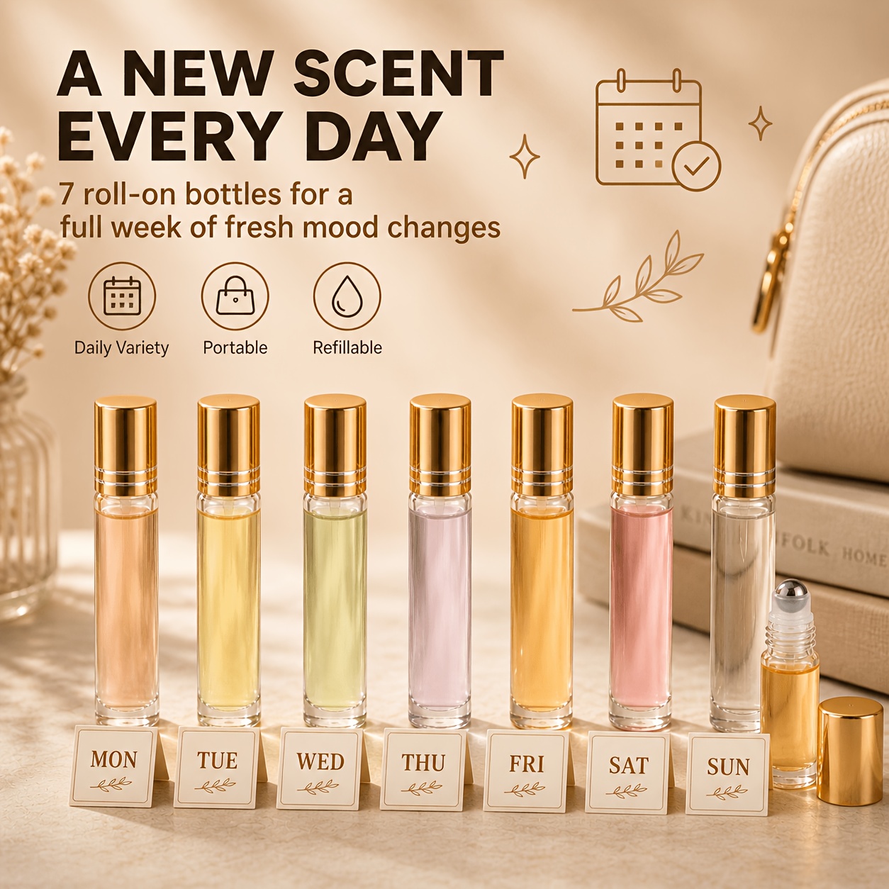 7/14pcs Glass Roll on Bottle 1 - Juice Bottle Dropper avis et prix