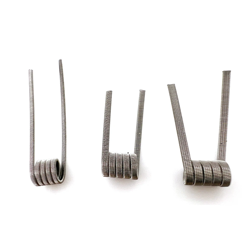 10pcs/box Ni80 Prebuilt Coil 2 - Clapton Wire Pre Built avis et prix