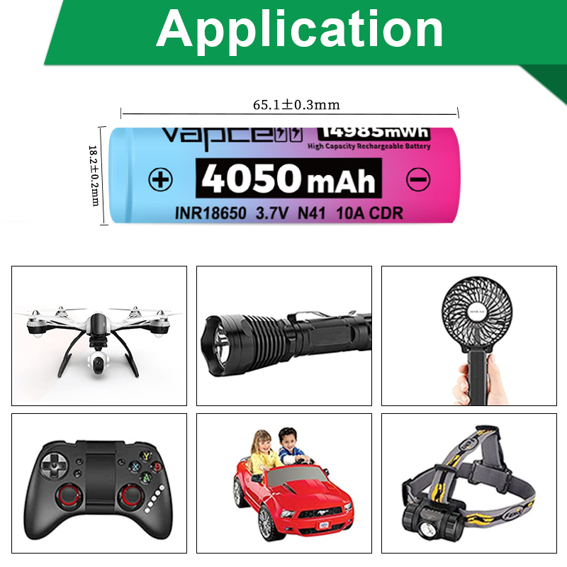 Original Vapcell N41 INR 18650 - Vape Battery 18650 avis et prix