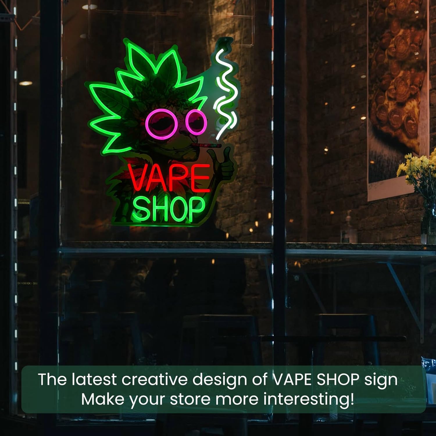 VAPE SHOP Neon Sign Business A - Vaping Store avis et prix