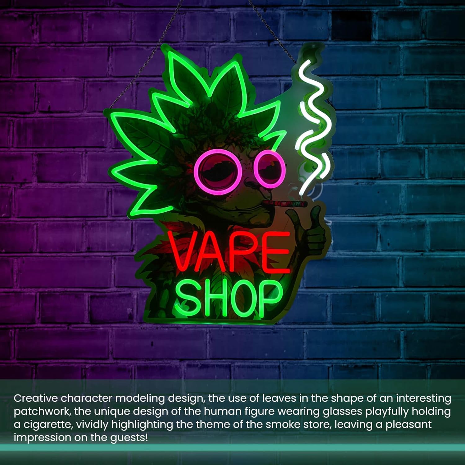 VAPE SHOP Neon Sign Business A - Vaping Store avis et prix