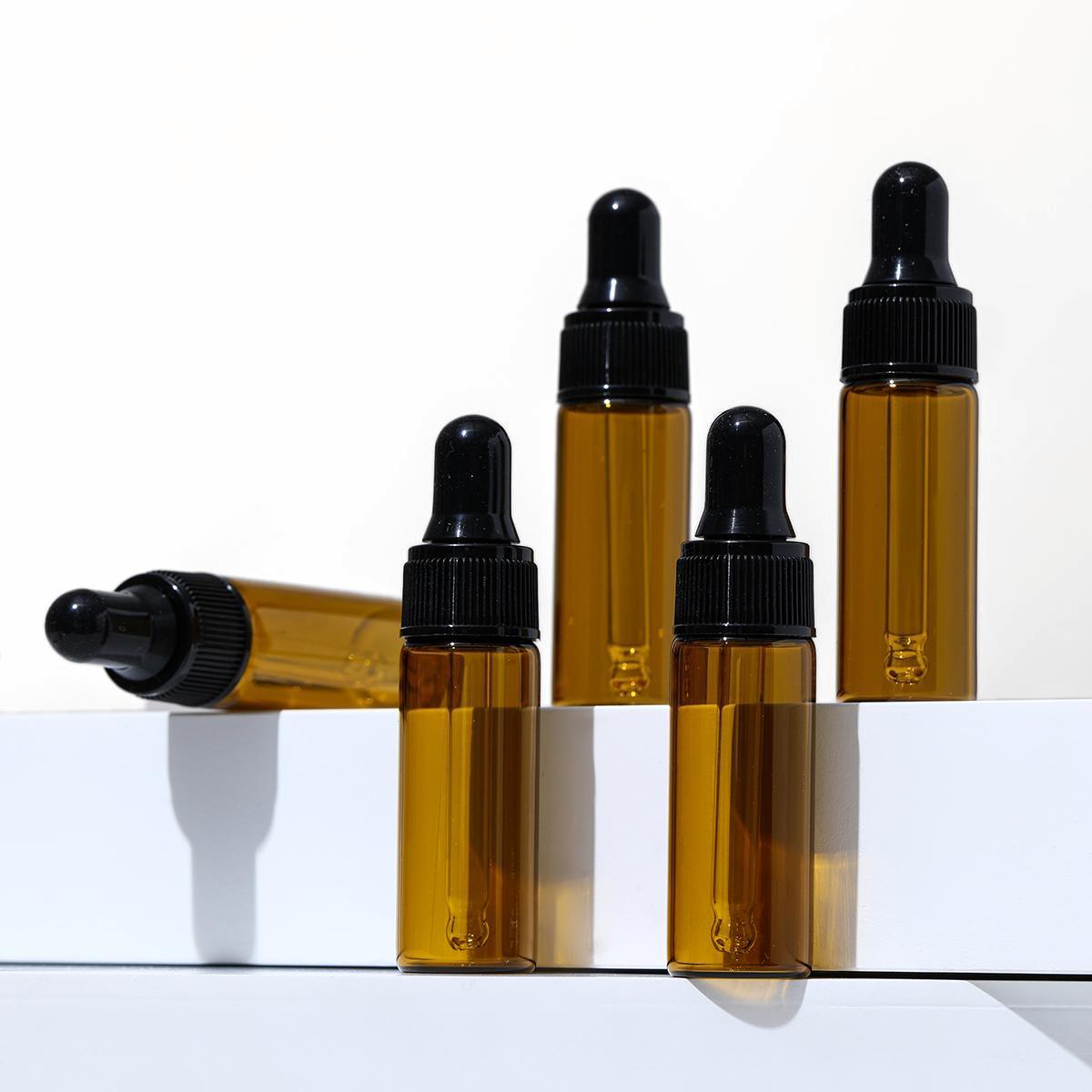 10pcs Dark Amber Glass Dropper - Juice Bottle Dropper avis et prix