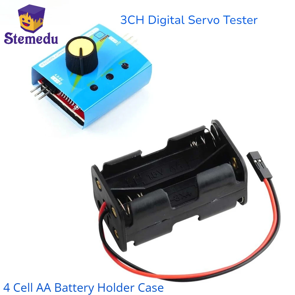 3CH Digital Servo Tester ESC S - Battery Case Storage avis et prix