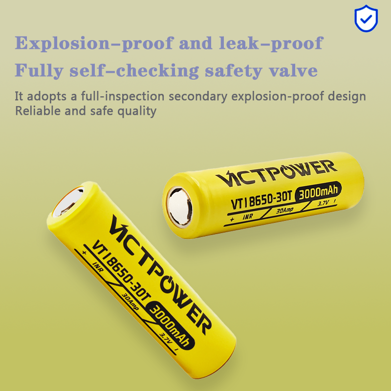 30A Continuous Drain Vicpower  - Vape Battery 18650 avis et prix
