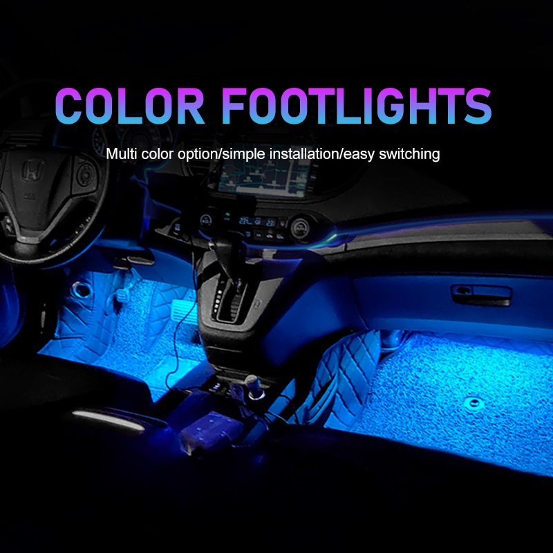 Car Neon Light Foot Light LED  - Vape Decoration avis et prix