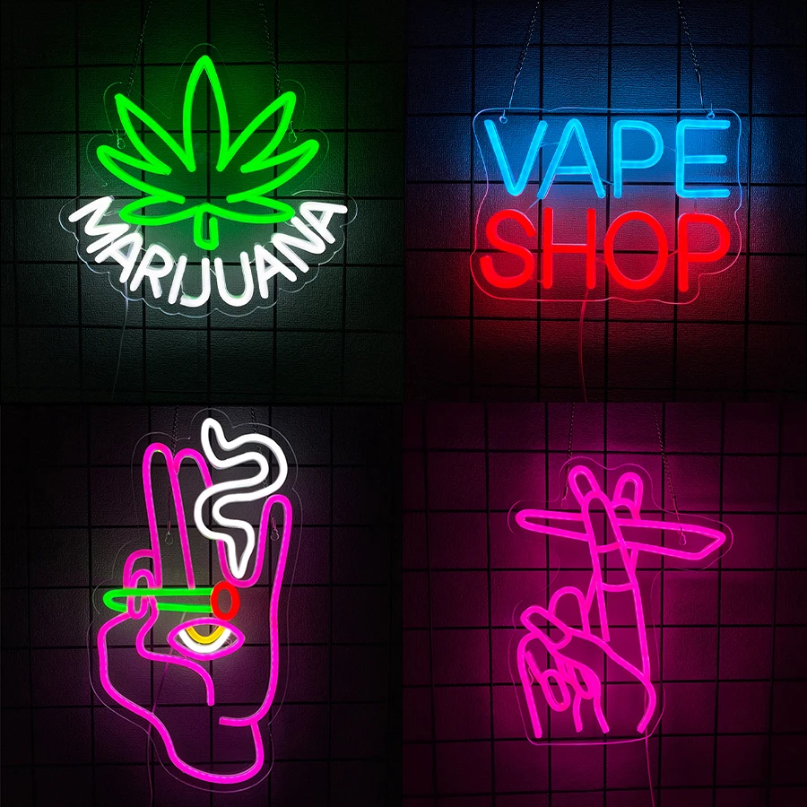 Vape Shop Neon Sign For Wall D - Vaping Shop avis et prix