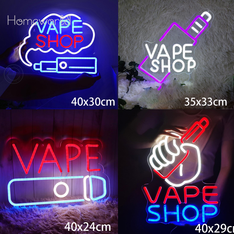 VAPE Shop Neon Sign for Smoke  - Vaping Store avis et prix