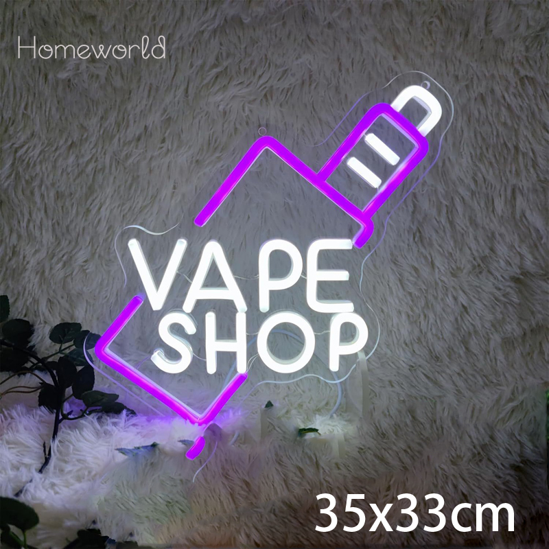 VAPE Shop Neon Sign for Smoke  - Vaping Store avis et prix