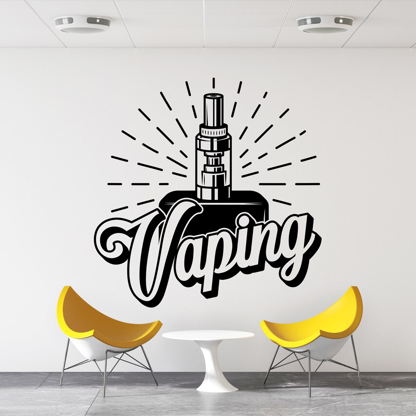 Vape Shop Wall Decal Window St - Vaping Store avis et prix