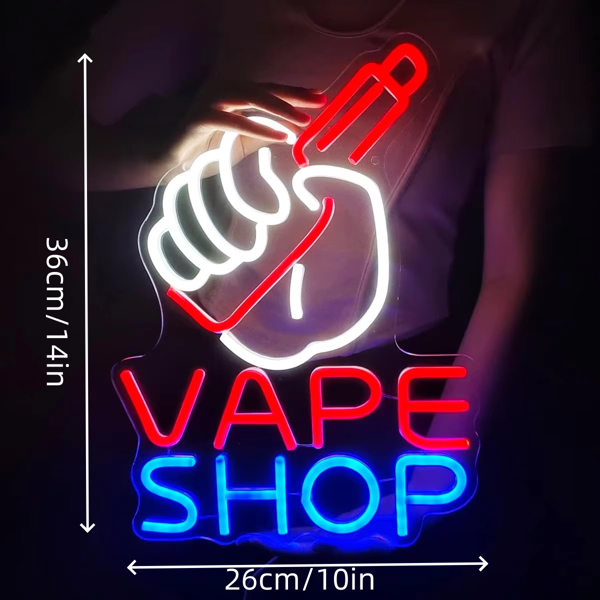 VAPE Shop Neon Sign for Smoke  - Vaping Store avis et prix