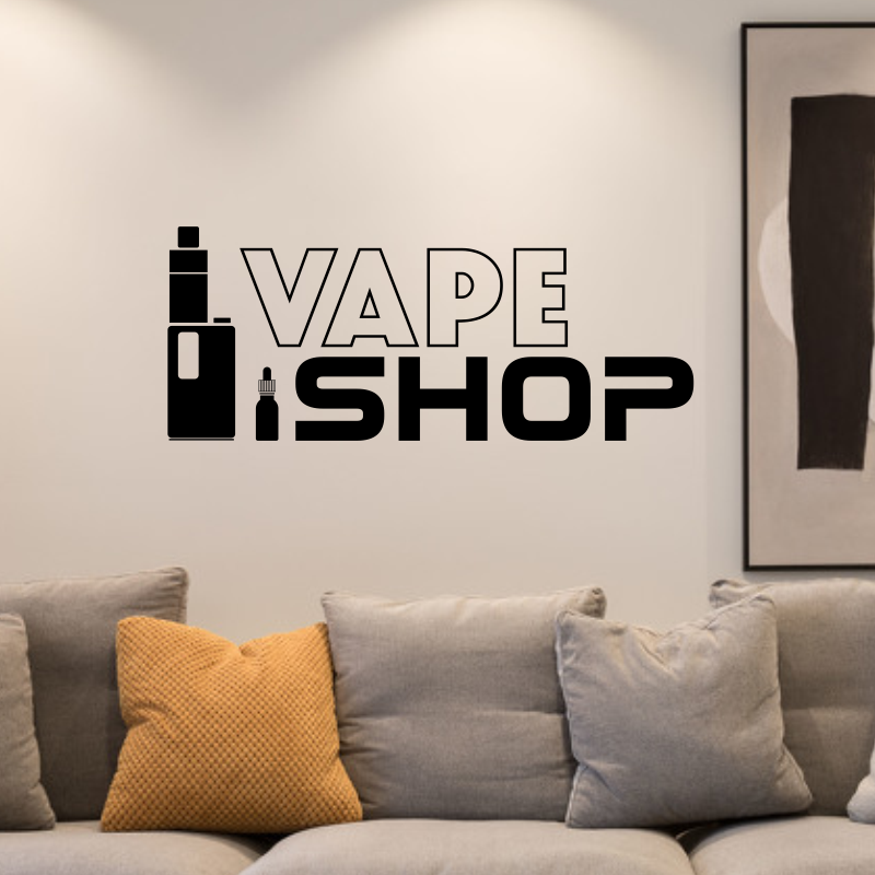 Vinyl Wall Decals Vape Shop Si - Vaping Shop avis et prix