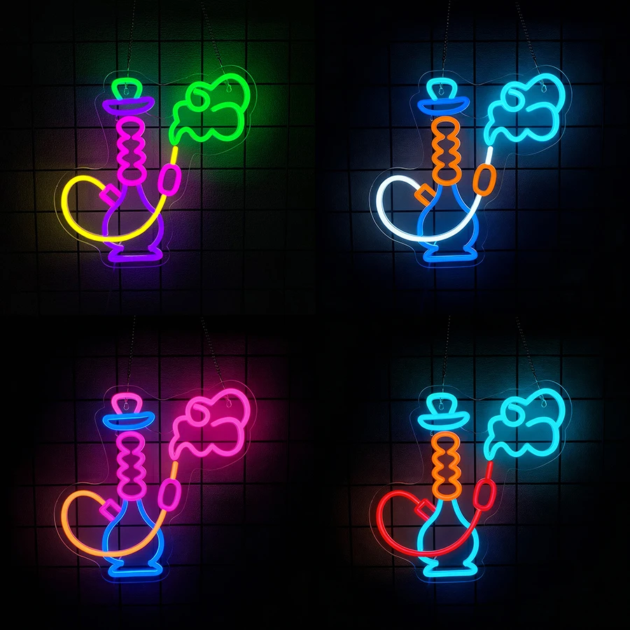 Hookah Neon Sign for Shisha Ba - Vaping Shop avis et prix