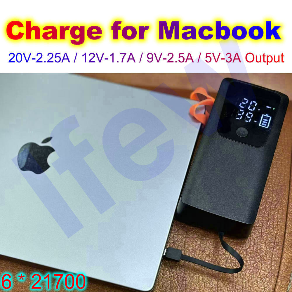 45W Power Bank Shell 21700 Bat - Battery Case Storage avis et prix