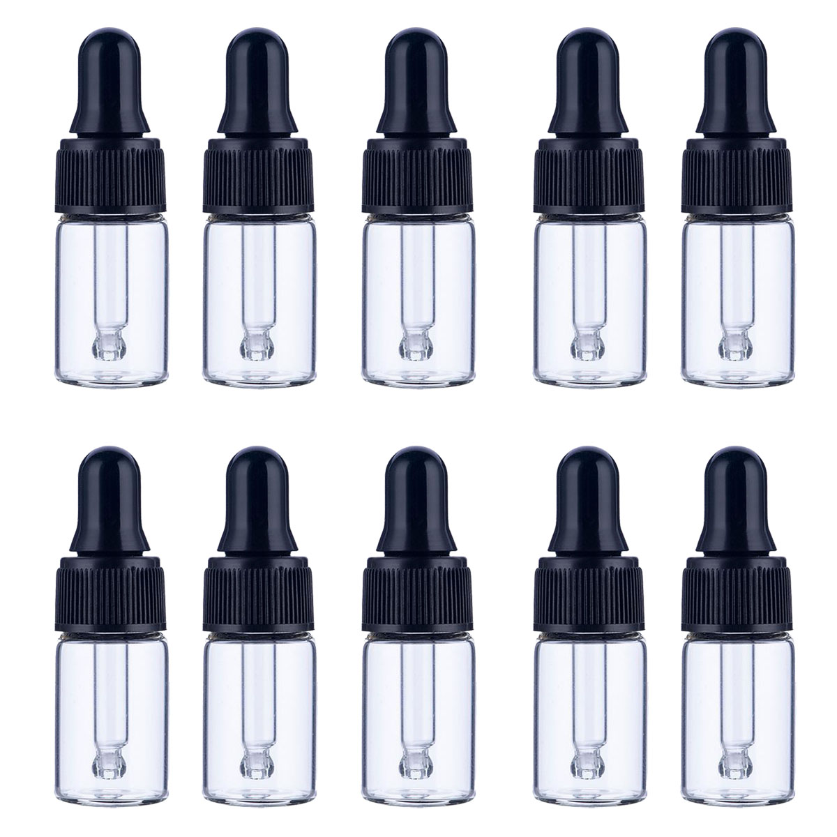 30x 50x 100x 1/2/3/5 ML Clear  - Juice Bottle Dropper avis et prix