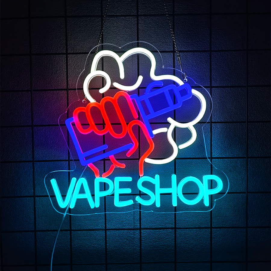 Smoke Series Neon Sign For Wal - Vaping Shop avis et prix