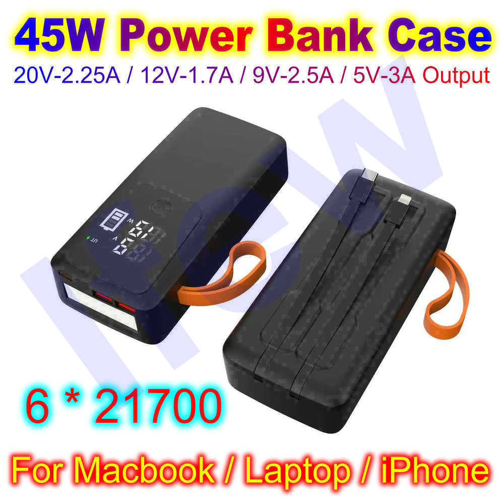 45W Power Bank Case For Macboo - Battery Case Storage avis et prix