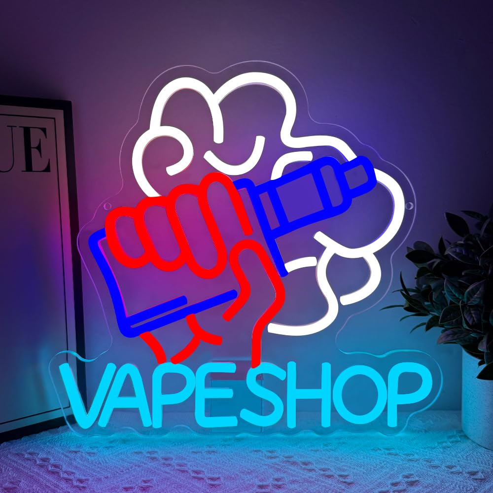 Vape Shop Neon Sign USB Powere - Vaping Shop avis et prix