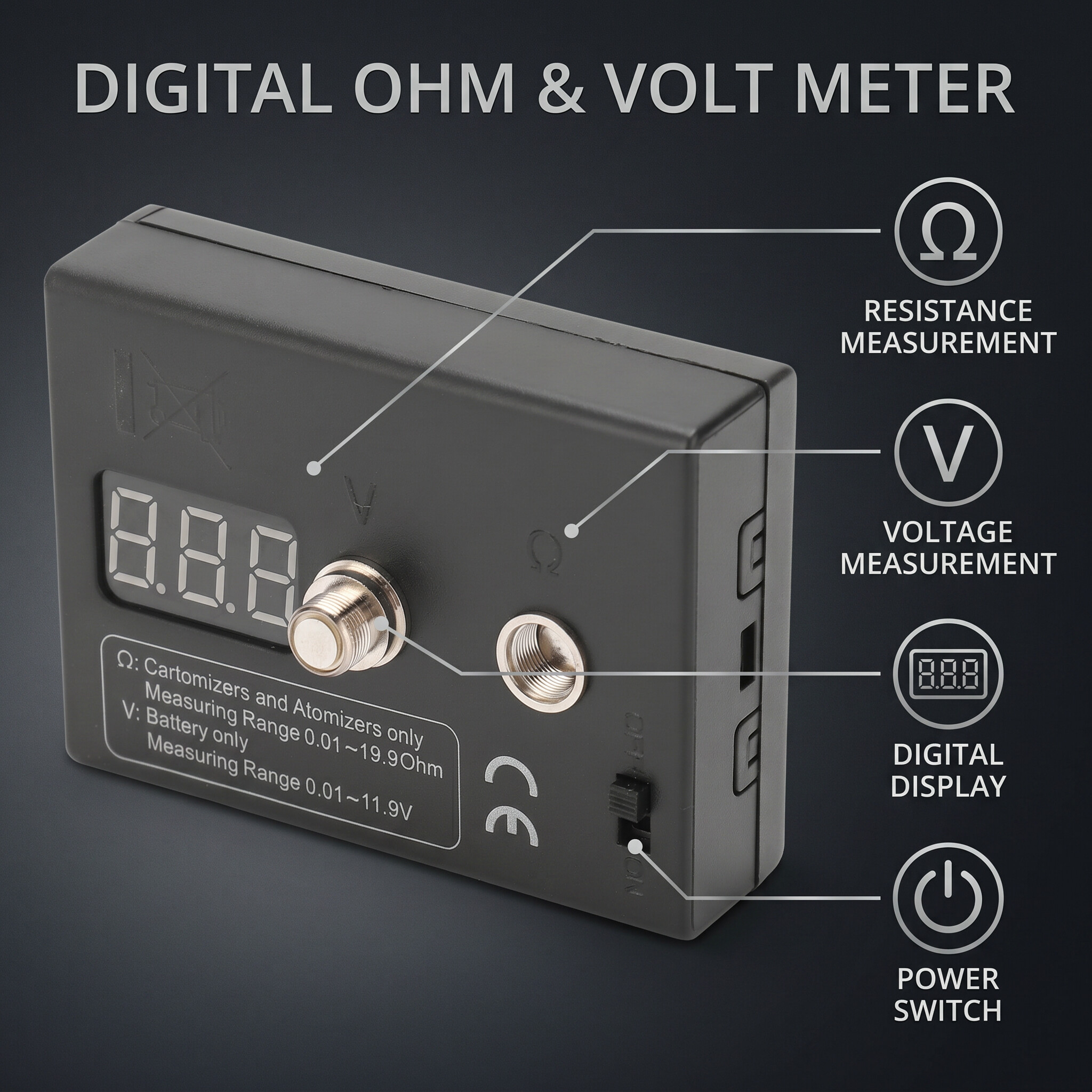 Resistance OHM Meter Coil Test - Ohm Meter Reader avis et prix